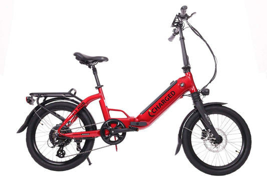 Charged F-1 Hub Adventure Folding Electric Bike (Adventure Pack)