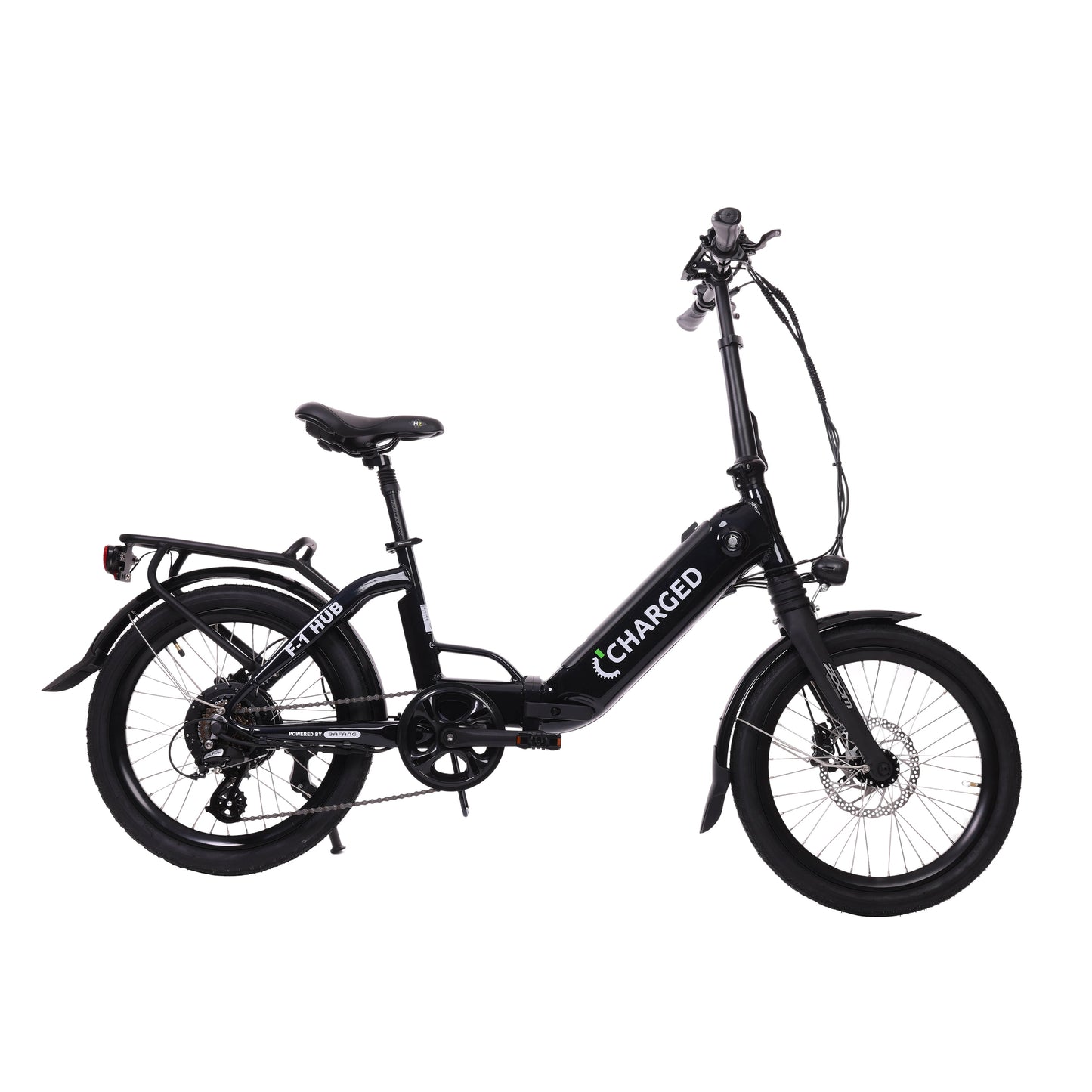 Charged F-1 Hub Adventure Folding Electric Bike (Adventure Pack)