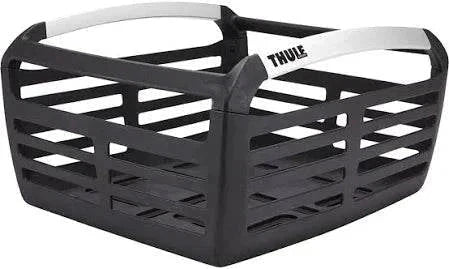 Thule Pack`n Pedal BasketThis versatile and stylish bike basket securely mounts to front or rear bike racks and delivers plenty of added storage space. Features. • Lightweight basket is desi