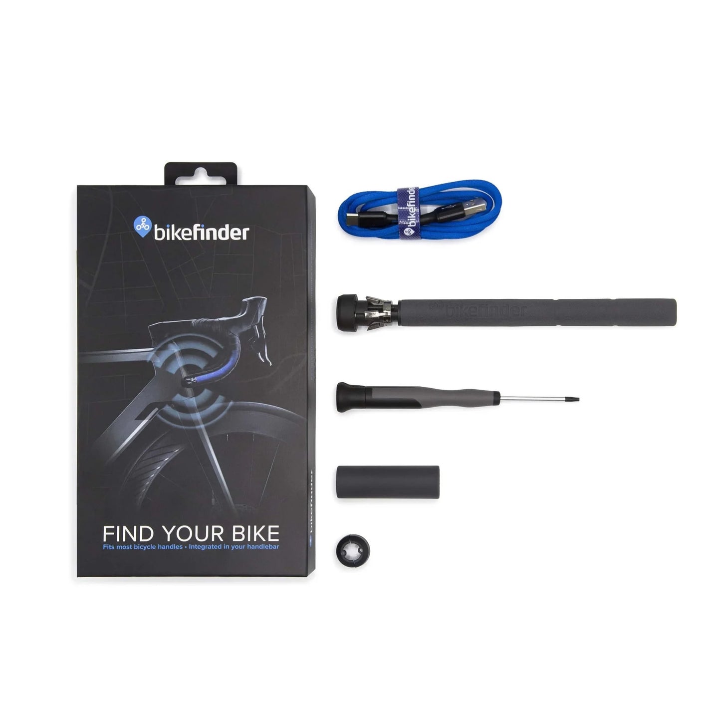 Bikefinder Bike GPS Tracker, Bar-End Integrated (eSIM)