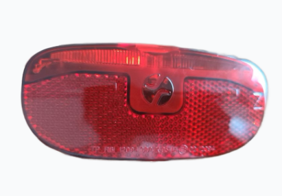 LED Bicycle Rear Light, Charged F1 Hub, Red and Black