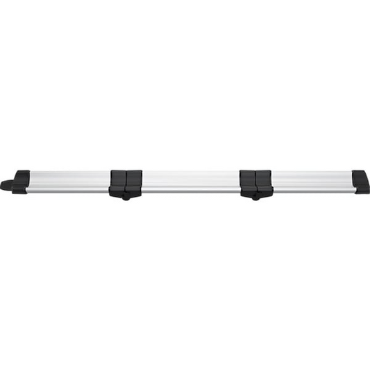 Thule Folding Loading Ramp for EasyFold XT bike rack in black and silver, folding design for easy bike loading and storage