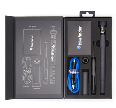 Bikefinder Bike GPS Tracker, Bar-End Integrated (eSIM)