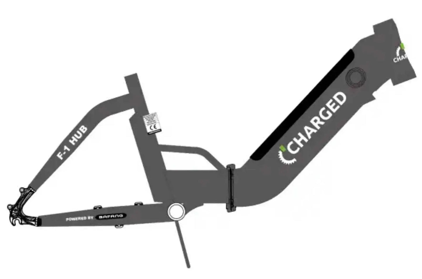 Charged F1 Hub FrameCharged F1 Hub Frame Ordered to your paint colour Wait time aprox 8 - 10  Weeks
