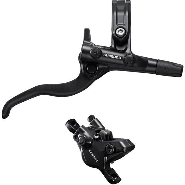 Shimano MT400 Brake & CaliperDeore BL-M4100/BR-MT410 hydraulic disc brake with easily adaptable post-style calliper
Can be used with the revolutionary Center Lock rotor system which fits easily 