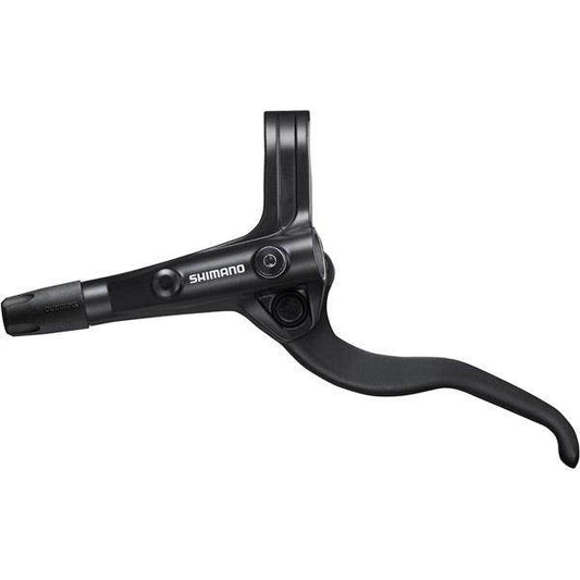 Shimano MT Brake Lever with 2-finger alloy design and slim reservoir.